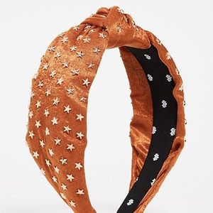 Lele Sadoughi Copper Star Studded Headband
